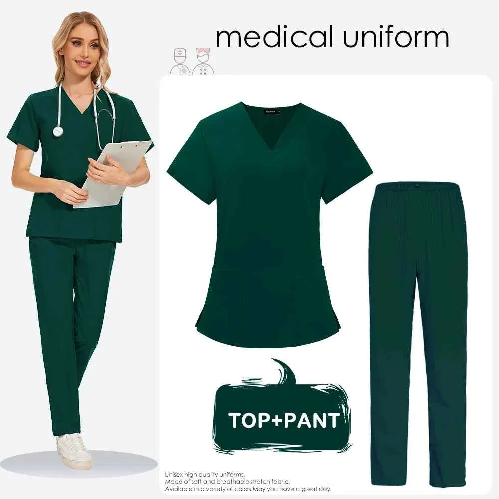 Women's Medical Scrub Uniform for Health Professionals