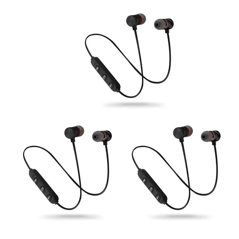 1/2/3/4pcs Bluetooth Earphone Sports Neckband Magnetic Wireless