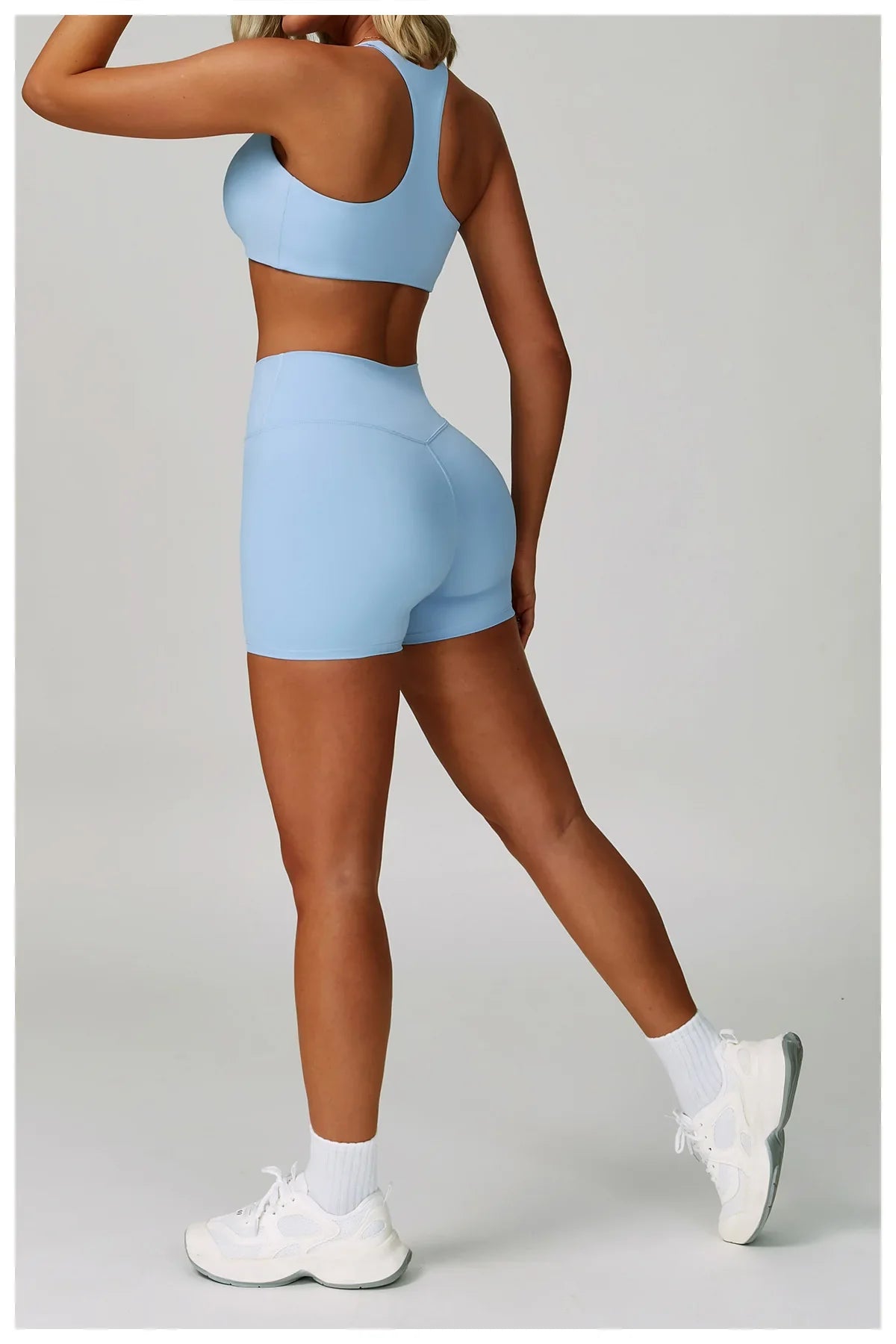 2/3-Piece Activewear Set – Sports Bra & High Waist Leggings