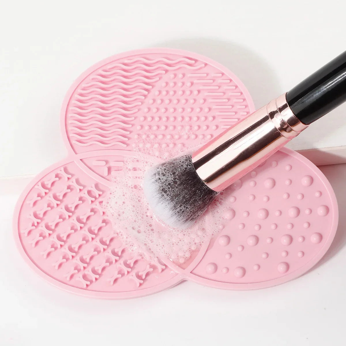 Silicone Makeup Brush Cleaner Folding Powder Puff Cleaning Bowl Eyeshadow Brushes Washing Soft Mat Beauty Tools Scrubber Box