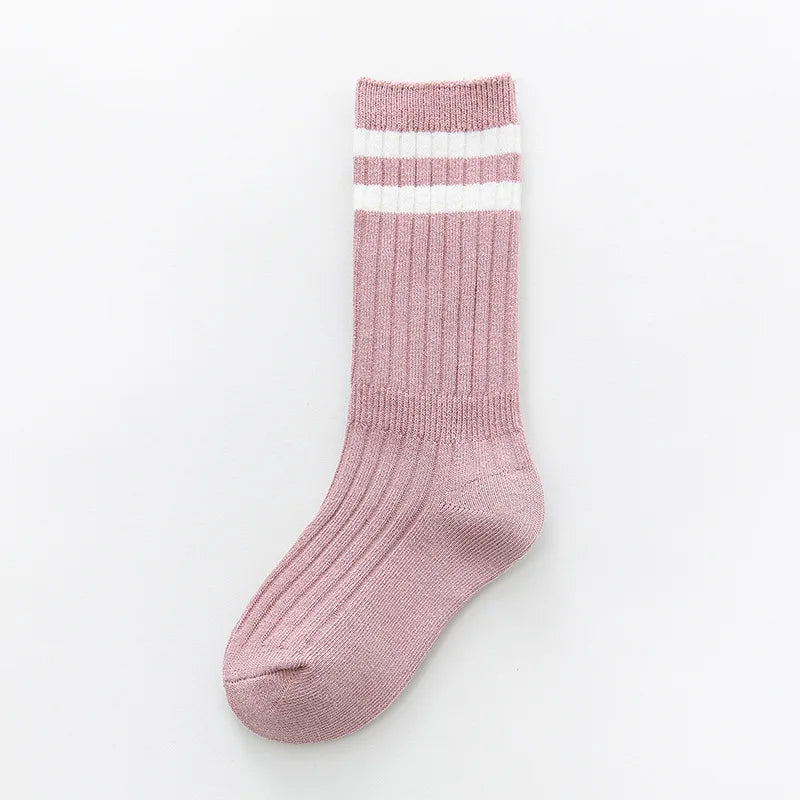 Kids' Striped Knee High Socks