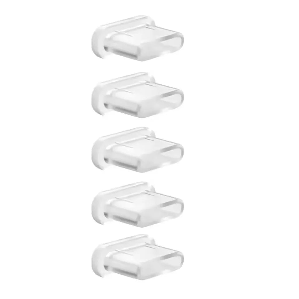 1/40pcs Type C Anti-Dust Plugs Silicone USB C Charging Port Dust Cover