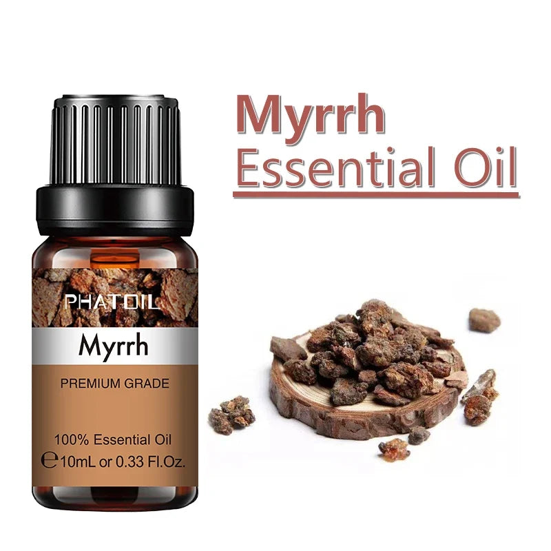 PHATOIL 10ml Ginger Essential Oil for Perfume Candles Making Spa Massage Humidifier Rose Jasmine Pine Needles Tangerine Thyme