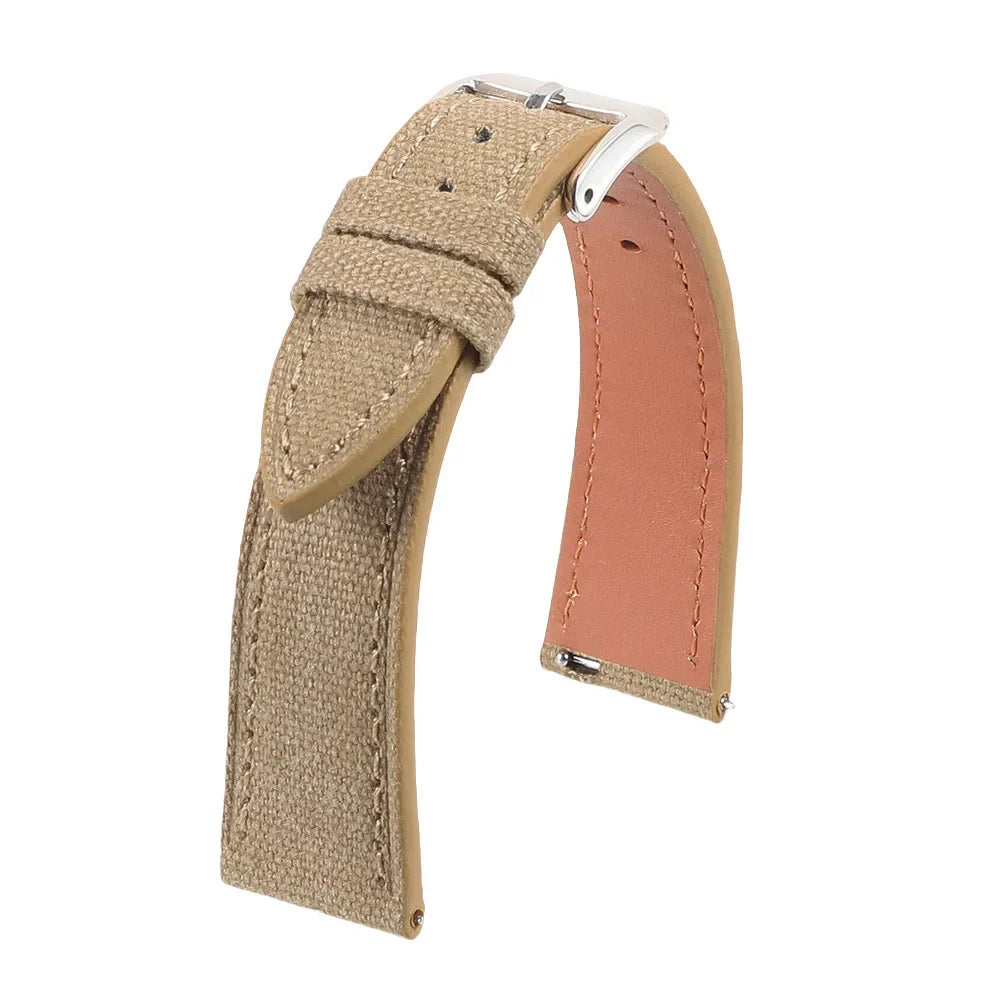 Huawei Watch & Watch GT Slim Canvas Band with Leather Lining