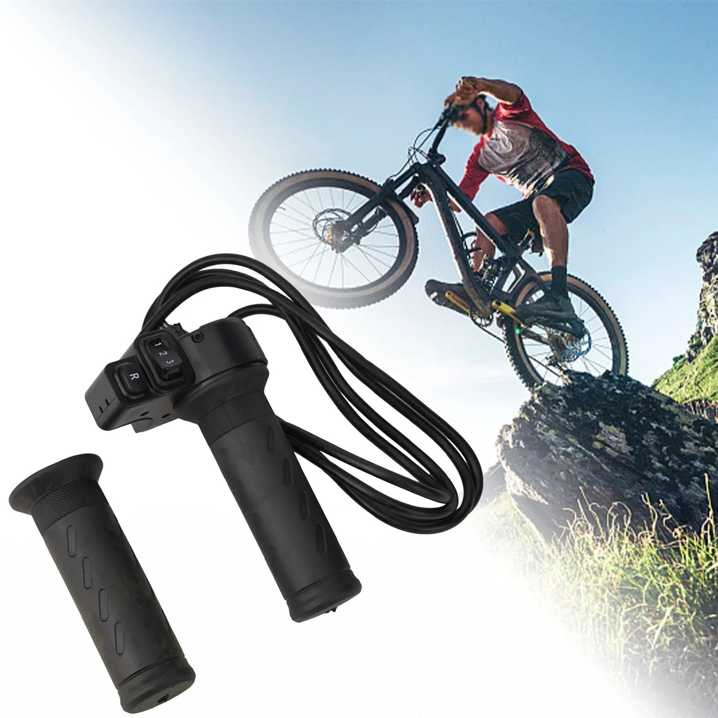 Electric Bike Speed Throttle Speed Throttle EBike Electric Bicycle Electric Scooter 24V 36V 48V 72V 3-speed 8PIN E-bike