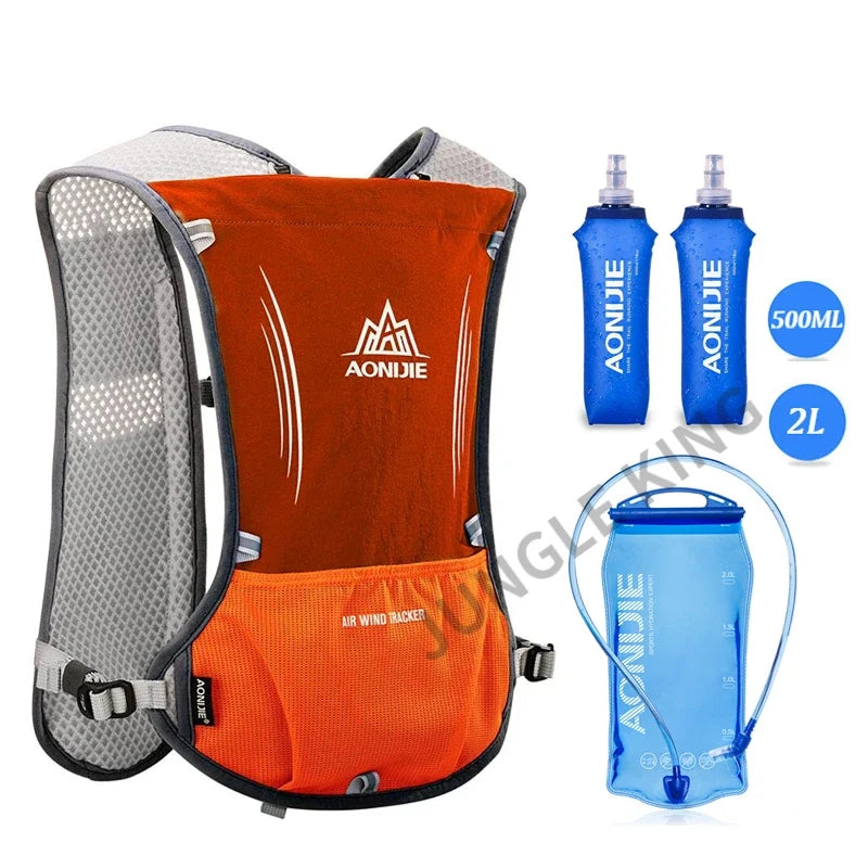 Running & Hiking Hydration Vest 5L Capacity 2L Bladder Included
