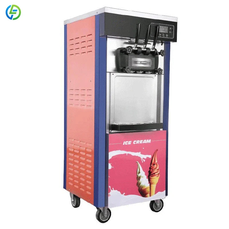 Customized Ice Cream Making Machine 20L/H Automatic Icecream Makers Commercial Yogurt Soft Serve Ice Cream Machine for Business