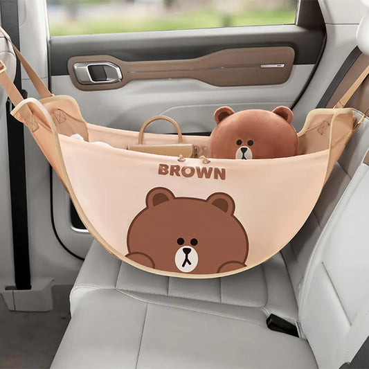Bolsa de almacenamiento para asiento de coche Oso Pardo