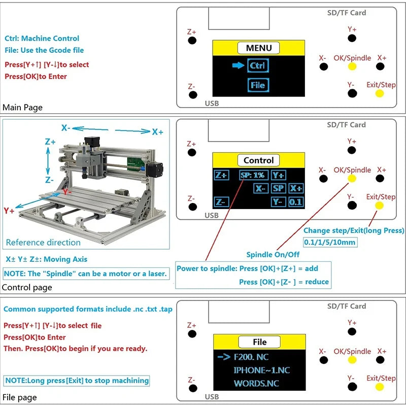 3018 CNC Router Upgrade Kit – Mini DIY Milling Engraving Machine with GRBL Control