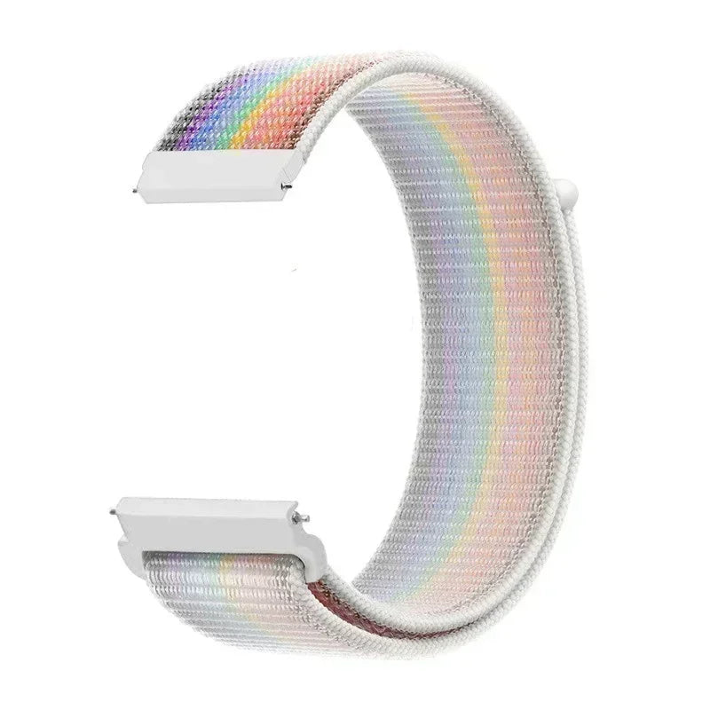 OnePlus Watch Nylon Sport Loop Band, Adjustable Velcro, 50 Colors