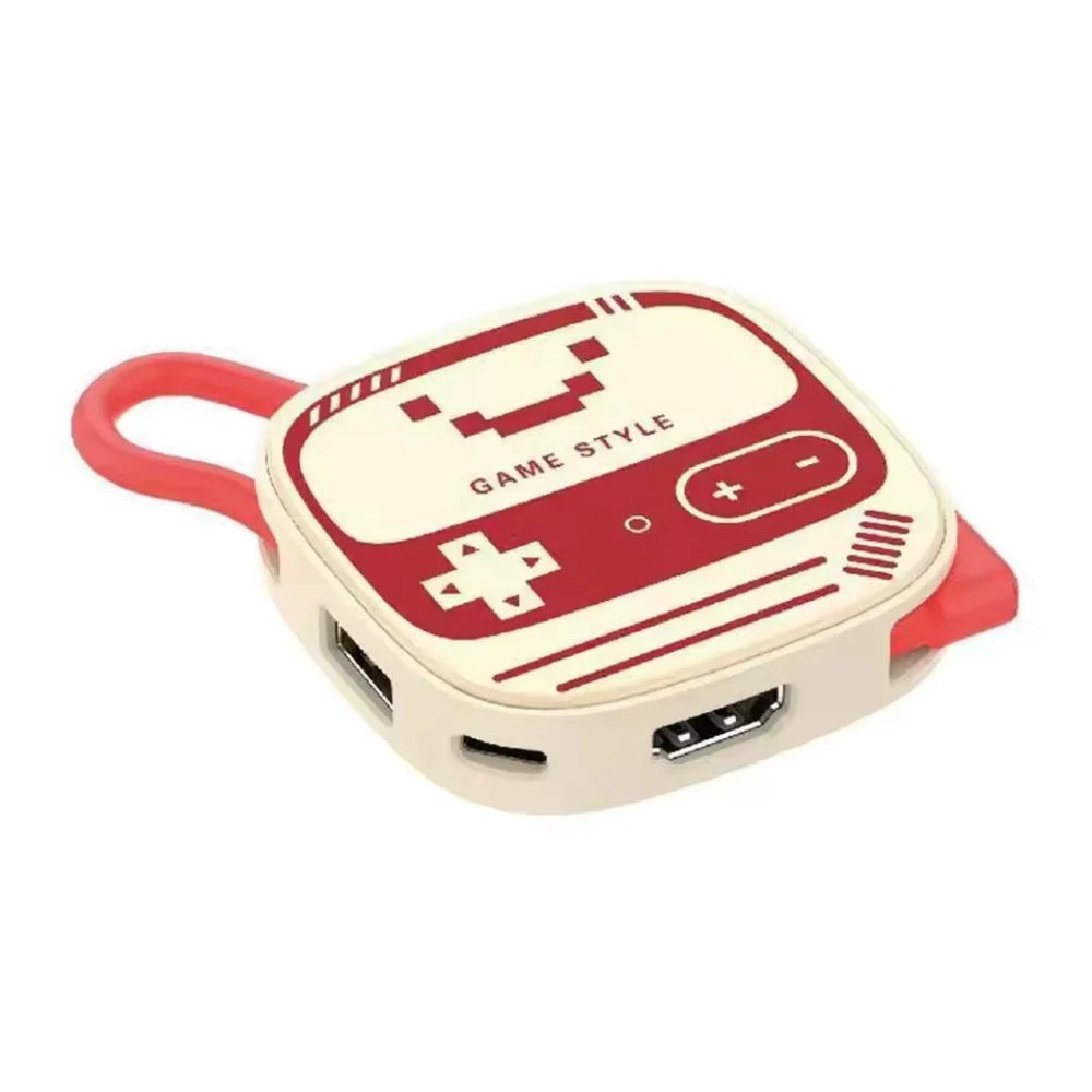 Switch 2 Dock HDMI 4K USB 3.0 Hub Adapter USB Splitter TV Portable Docking Station for NDS Switch2 Laptops PC iPad MacBook Air P