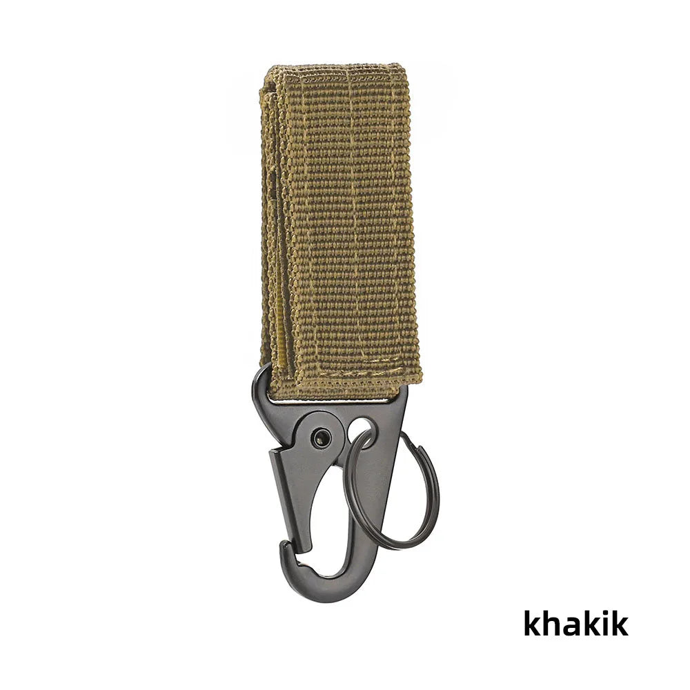 Carabiner High Strength Nylon Key Hook Military Webbing Buckle Hanging System Belt Buckle Hanging Camping Metal Accessories