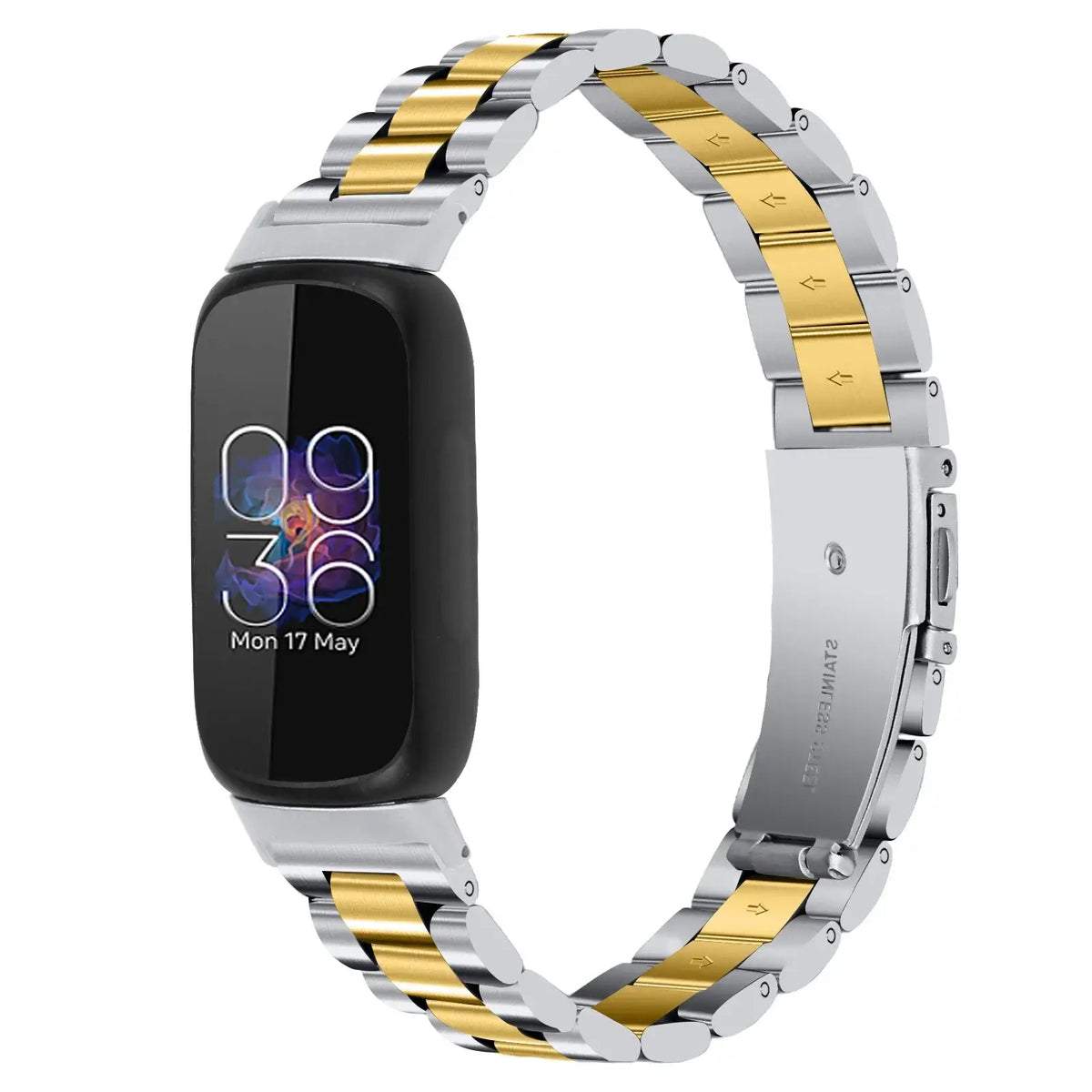 Fitbit Inspire 3 Stainless Steel Band – Premium Metal Strap