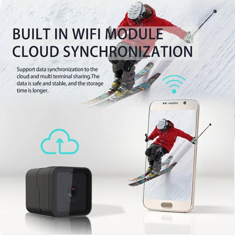 1080p High-Definition Wireless Small Camera, Wifi Hotspot Mini DV