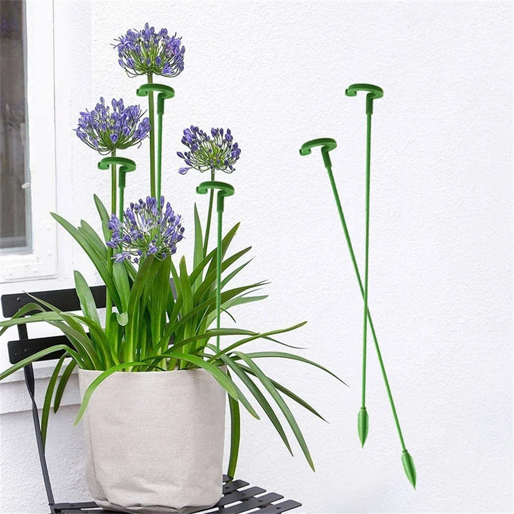 100pcs Plant Support Stakes Garden Floral Flower Support Single Stem