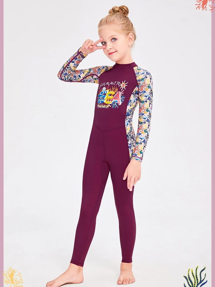 Youth One Piece Swimwear featuring Unicorn Designs