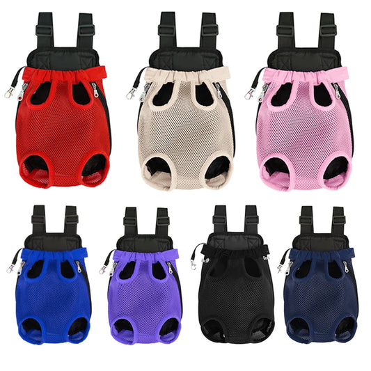 Mochila transportadora ajustable para gatos y perros pequeños