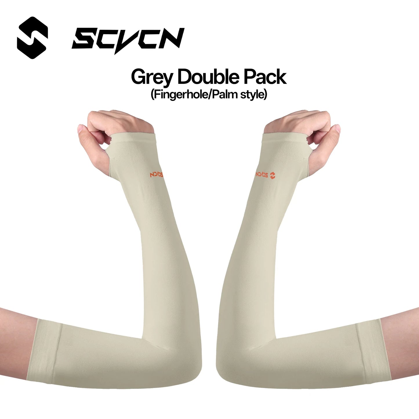SCVCN 1Pair Breathable Hand Cover Cooling 1Pair Arm Sleeves UPF50+ Sun Protection Outdoor Cycling Sun BikingIce Fabric Sleeve