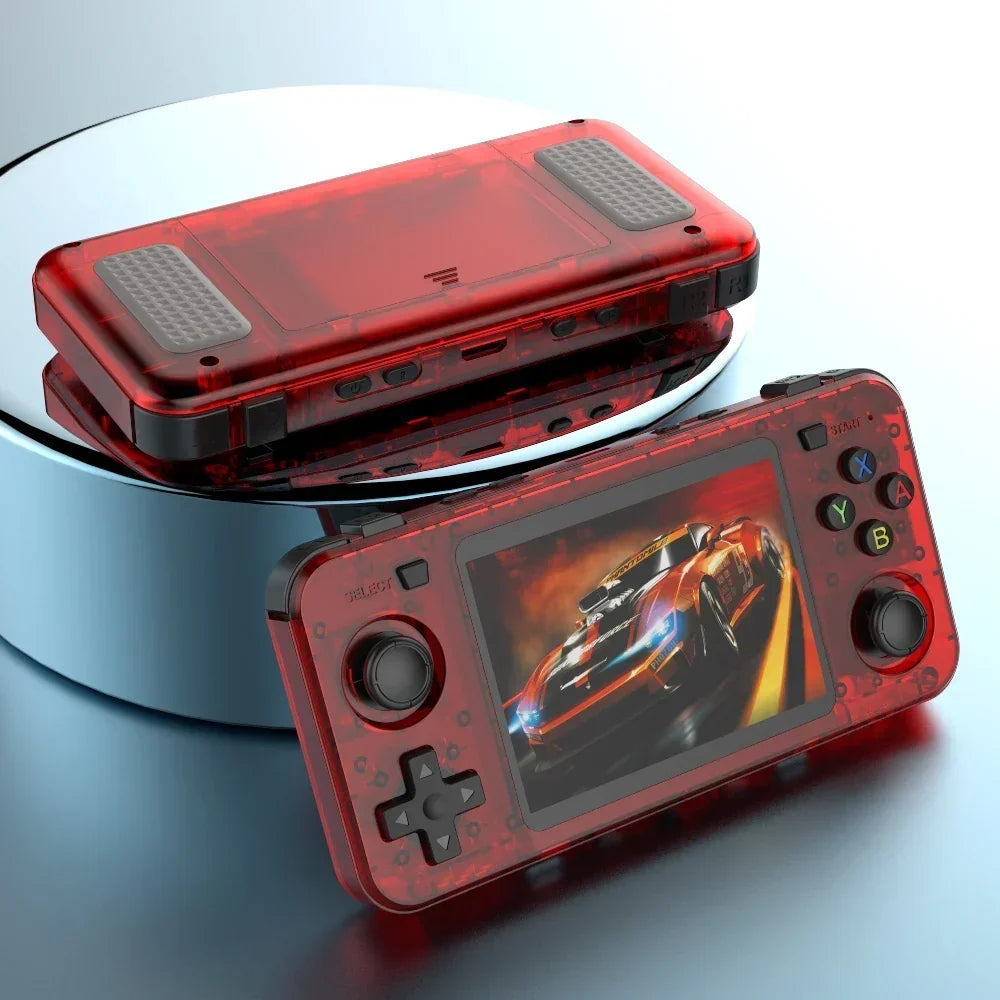 15000+ Ready Games! 3.5" IPS Retro Handheld Console RK3326, 3000mAh Long Play original ARKOS Blue R36H 64GB 128GB