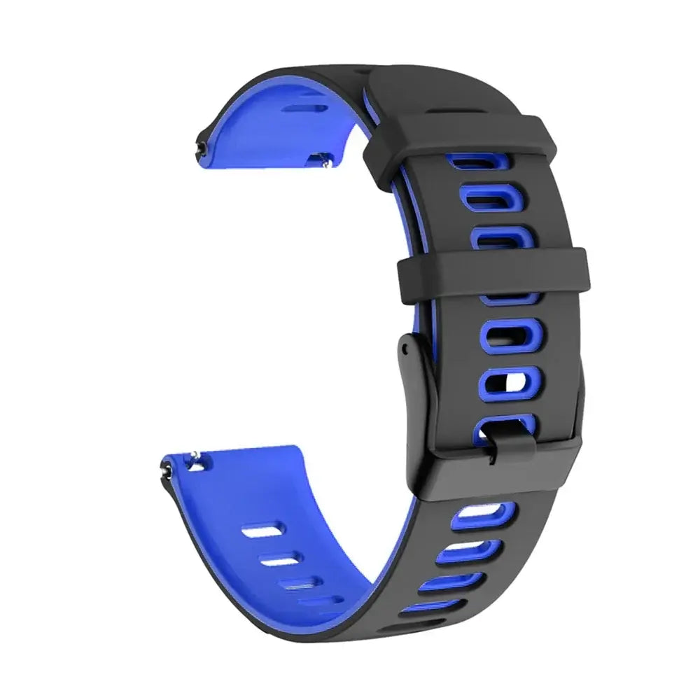 Amazfit Balance, GTR, GTS & Bip Two-Tone Rectangle-Hole Silicone Band