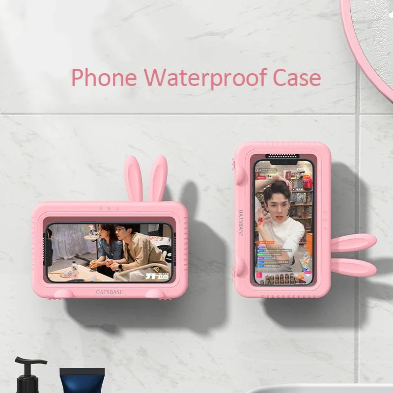 Funda impermeable para teléfono para baño