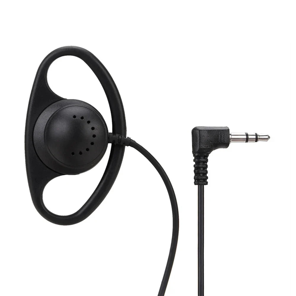 Earhook Wired Earphones Single Side Earphones Portable Headphone 3.5mm Interface Suitable For Phone PC No PTT Microphone