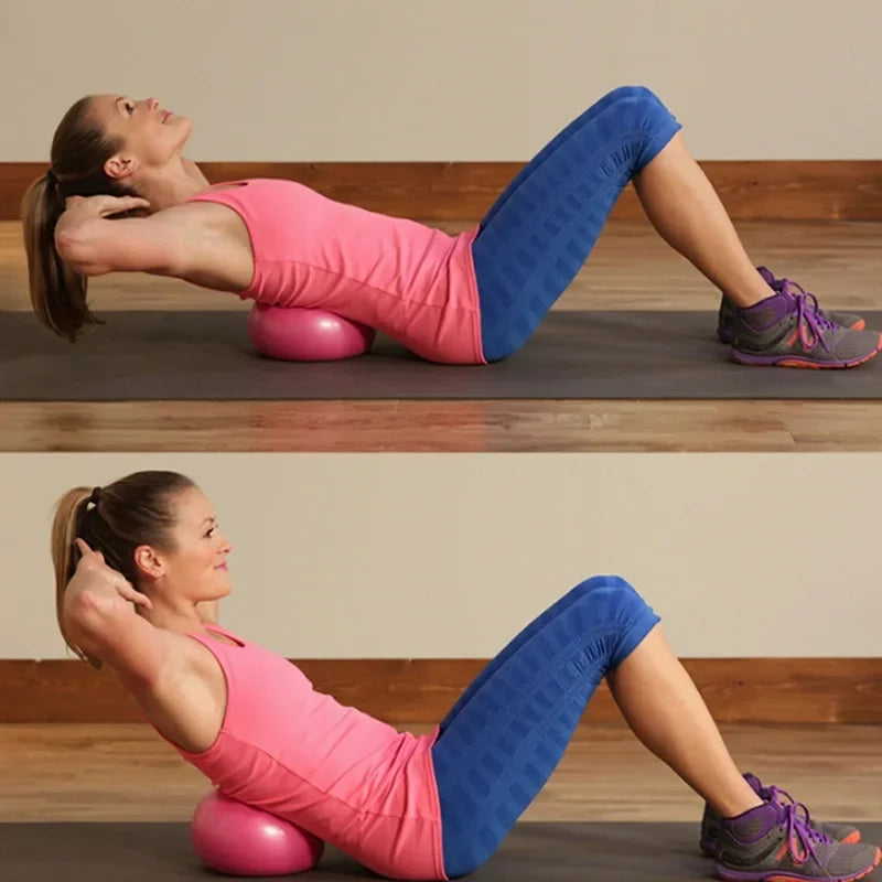 25cm Pelota de Yoga Ejercicio Gimnasio Fitness Pilates Entrenamiento de Equilibrio Core Pequeña de Interior