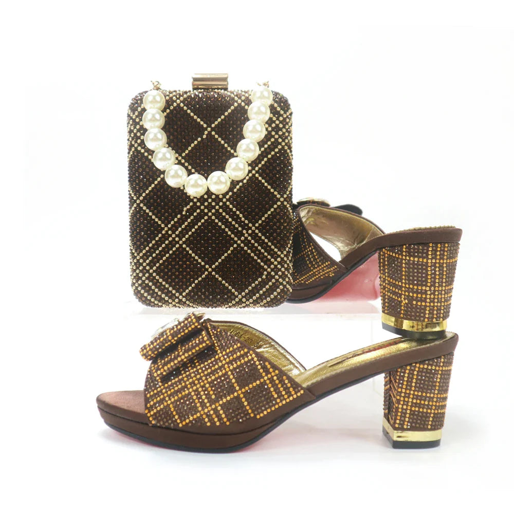 Conjunto de Zapatos y Bolso Recién Llegado HYU1-59