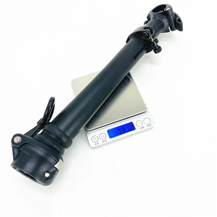 Litepro 412 E-Bike Electric Folding Bike Stem Outward/Right Folding Double Section Adjustable Stem 25.4mm Handlebar 28.6mm Fork