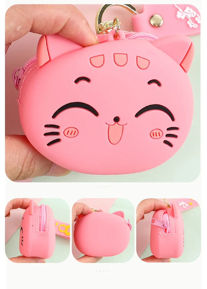 Monedero de gato adorable