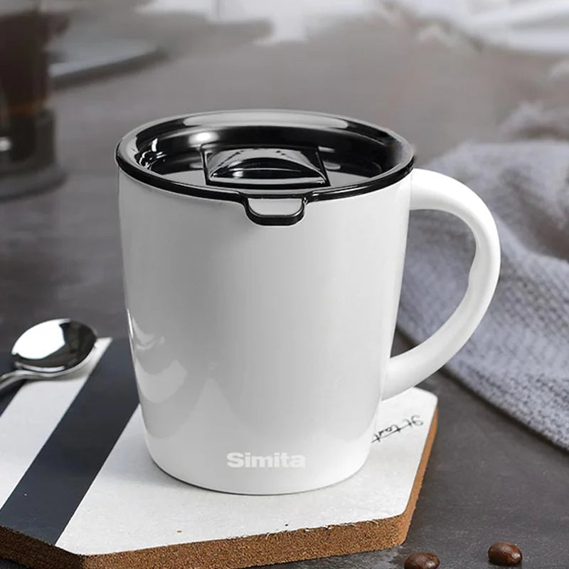 Portable Coffee Mug with Lifting Rope