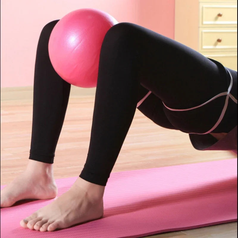 25cm Pelota de Yoga Ejercicio Gimnasio Fitness Pilates Entrenamiento de Equilibrio Core Pequeña de Interior