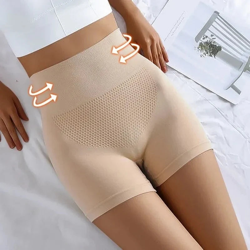 Women Seamless Safety Short Pants Summer High Waist Anti Chafing Soft Boyshorts Panties Plus Size Boxers for Women’s Underwear