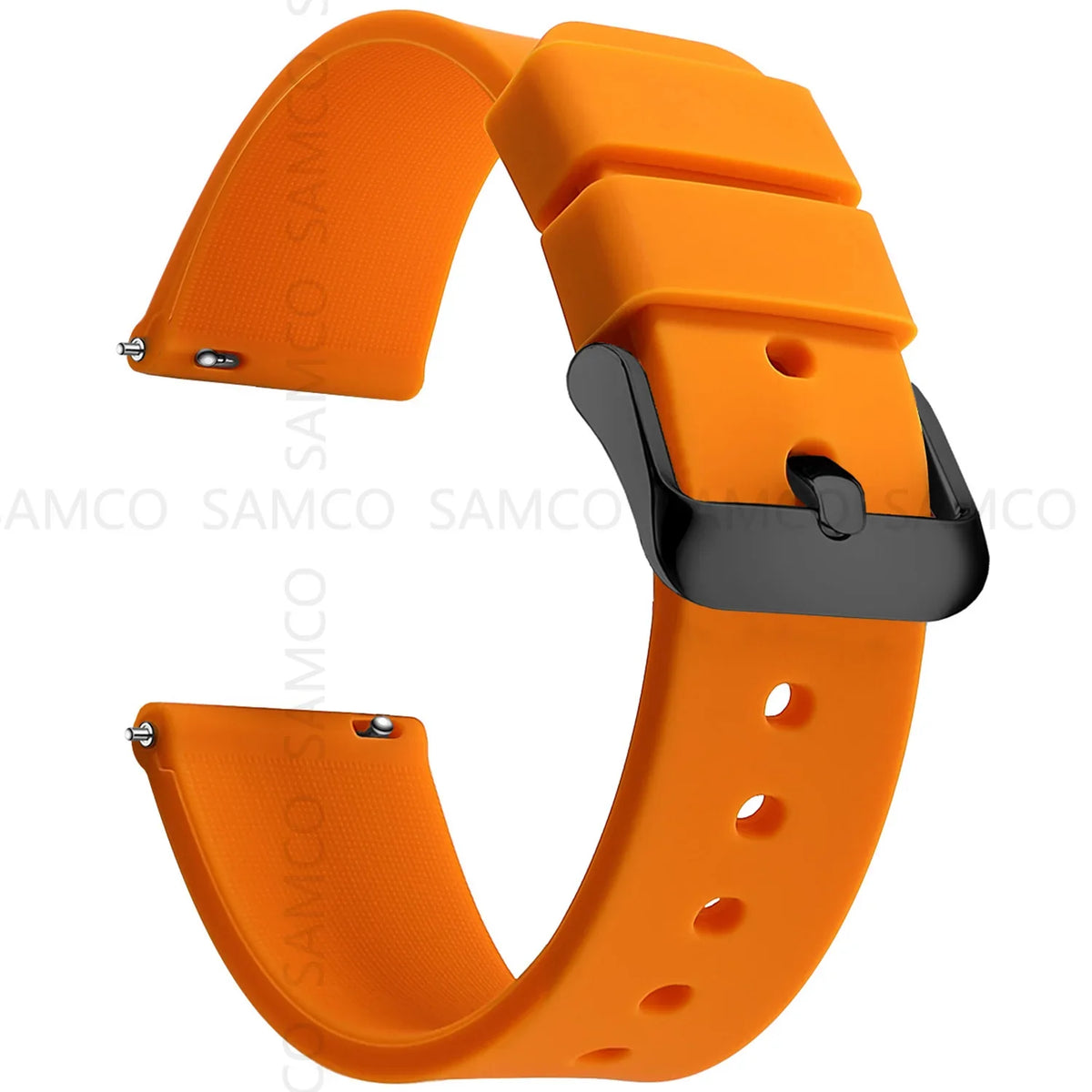Samsung Galaxy Watch 7, 6, 5, 4 & FE Curved-End Silicone Band