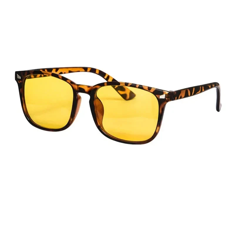 SHINU Men’s glasses blue light blocking computer glasses Yellow Orange lenses glasses for work game red lenses for better sleep
