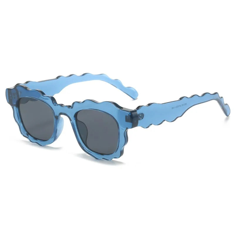 Ins Popular Square Sunglasses Women Retro Punk Brand Female Shades UV400 Men Trending Luxury Sun Glasses