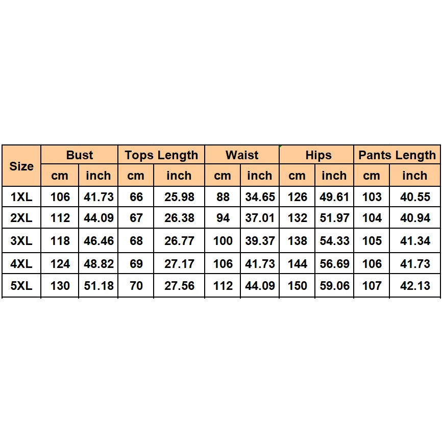 XL-5XL Plus Size Women Clothing 2 Piece Sets New Matching Short Sleeve Two Pieces Sets Tops And Pants Suits Outfits Clothing
