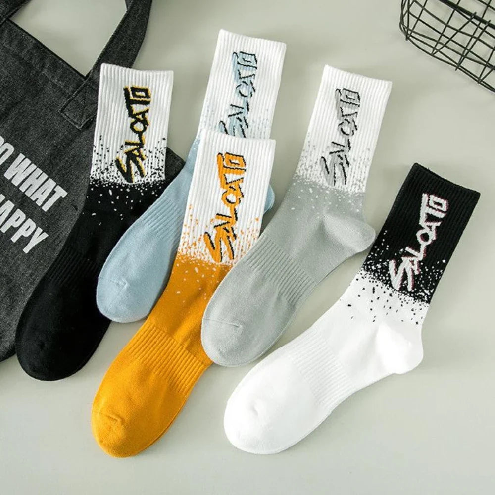 Breathable  Stylish Crew Socks