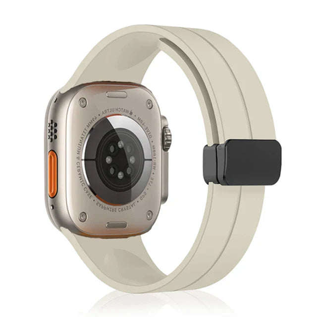 Magnetic Strap For Apple watch ultra 2 band 49mm Silicone Bracelet iWatch Series 9 7 8 6 5 4 3 se 44mm 45mm 40mm 41mm 42mm 38mm