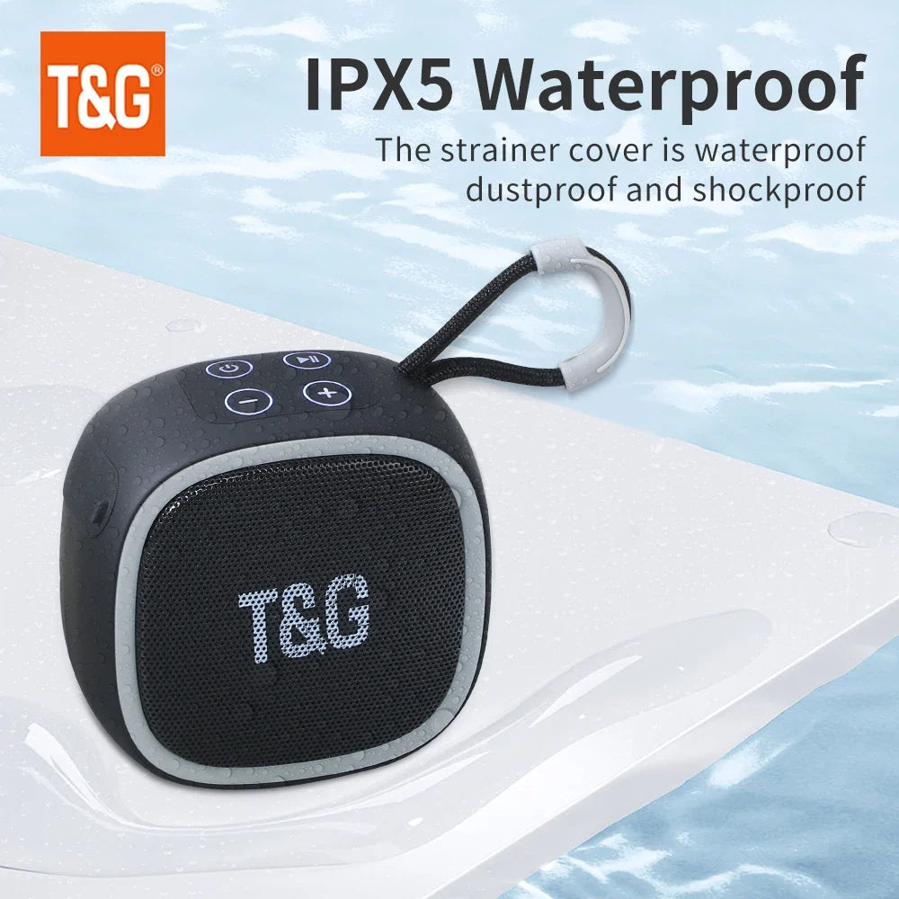 Bluetooth Speaker Mini Portable Wireless Powerful Speakers TWS BT 5.3 Sound Box HIFI Loudspeaker Supports TF Card Radio TG659