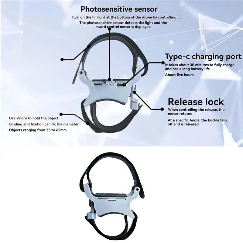 Remote Control Thrower, Drone General-Purpose, Water Delivery& Supplies, Unlimited Rescue, Long Range Distance