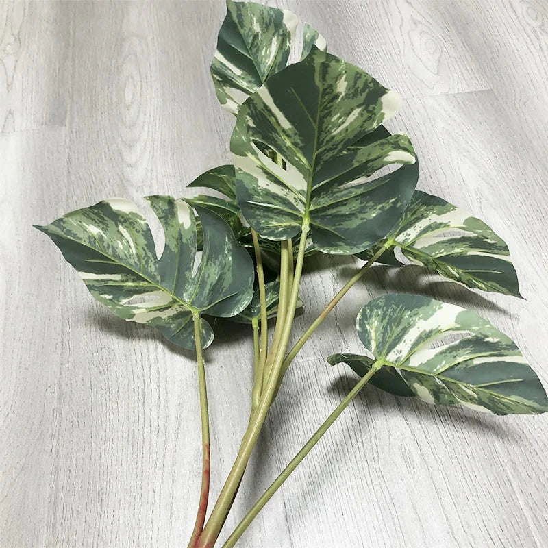 Dlight Decor 90cm Monstera Branch with Tropical Turtle Leaves