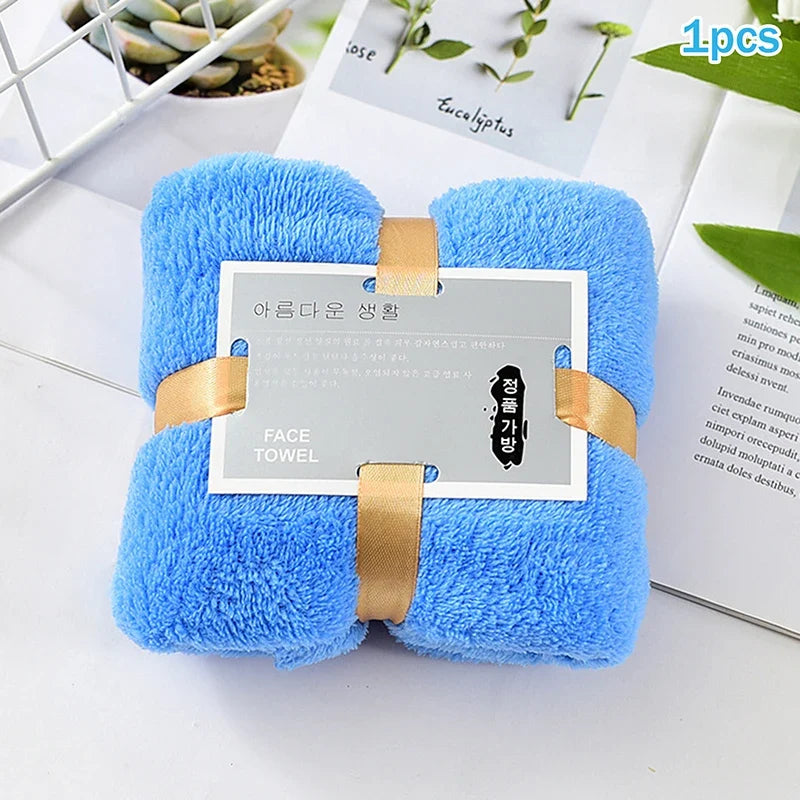 Hot 1/5PCS Bath Towels Set Super Soft Highly Absorbent Quick-drying Coral Velvet Bath Towel For Adults Hotel & Spa Use