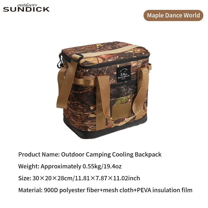 Outdoor Camping Crossbody Insulated Bag, Camping Insulation Bag, Hand-Held Storage Bag, Outdoor Activity Picnic Bag