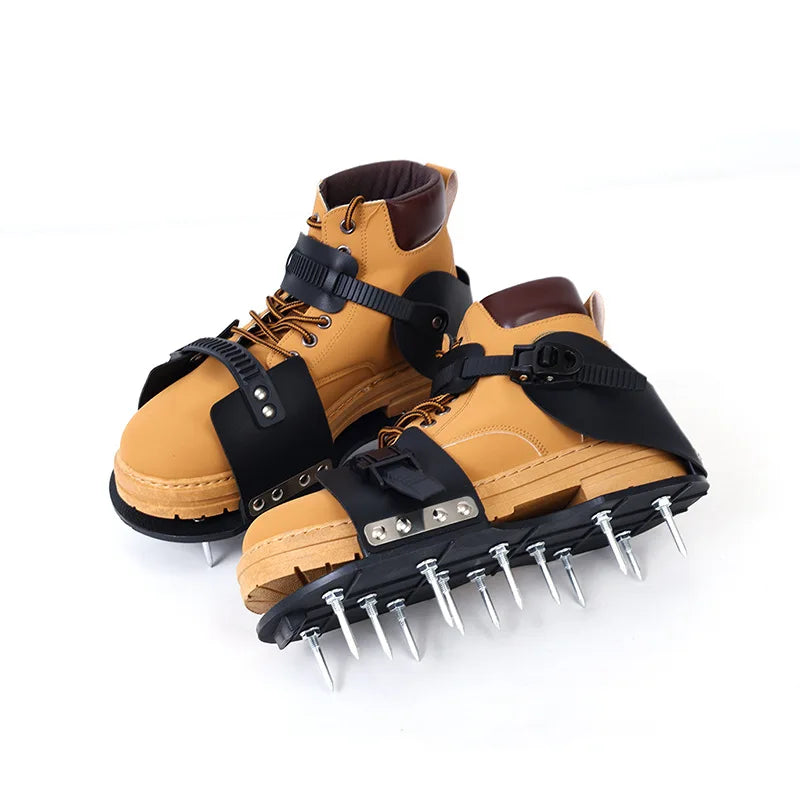 Outdoor Portable Garden Grass Nail Shoes Epoxy Floor Paint Nail Shoes Cement Self Leveling Tools Lawn Loosening Shoes