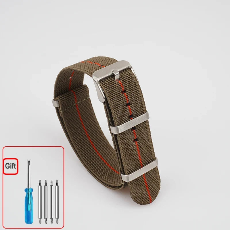 COROS Elastic Nylon Watch Band - Washable Waterproof Strap For Outdoors