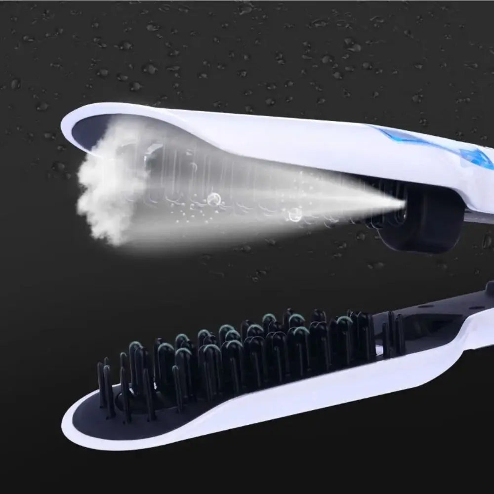 LCD Display Steam Hair Straightener PTC Heated Scalable Electric Hair Straightener Fast Heating Frizz-Free
