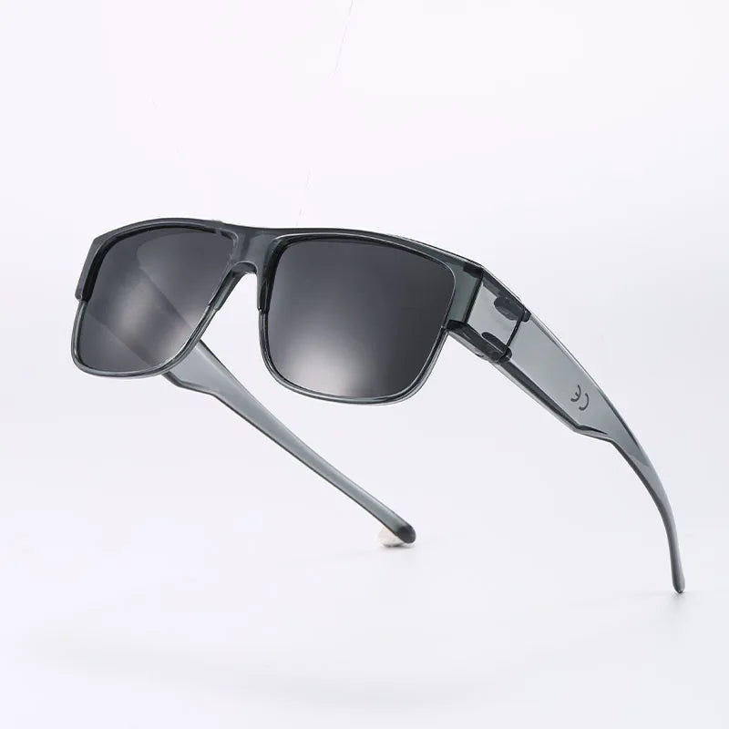 Fit Over Polarized Sunglasses for Men Women, Wrap Around UV400 Protection Eyewear for Driving & Outdoor Use