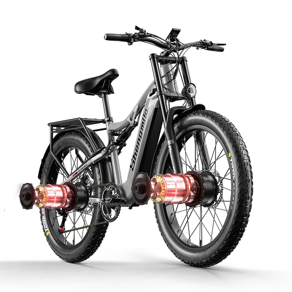 High-Performance Electric Bicycle with Dual Suspension