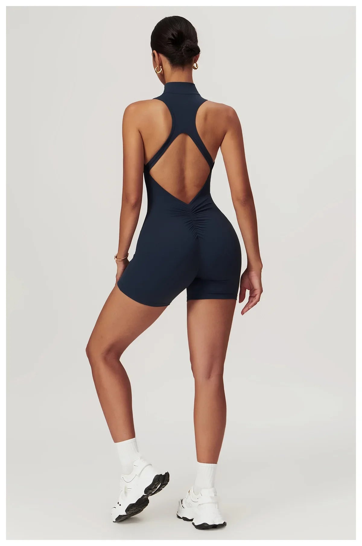 Mono sin mangas para mujer de corte ajustado, ideal para actividades deportivas